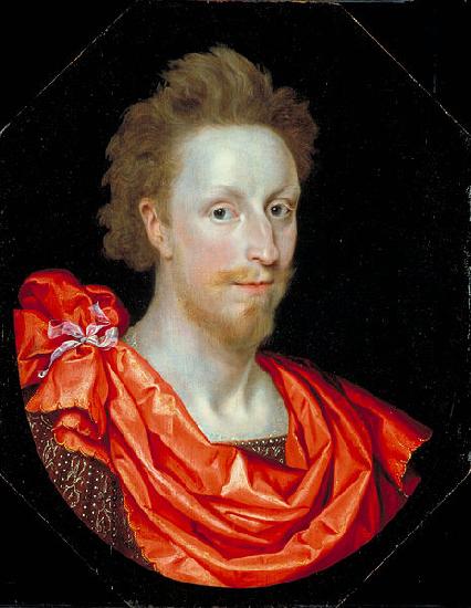 Marcus Gheeraerts Portrait of a Man in Classical Dress, possibly Philip Herbert, 4th Earl of Pembroke oil painting image